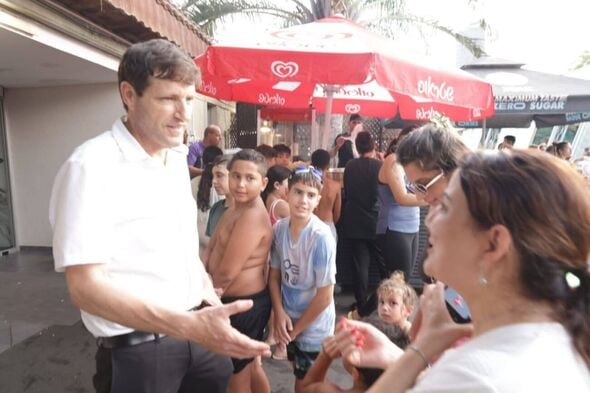 צילום מתוך דף הפייסבוק צדוק בן משה - סגן ראש העיר פ"ת