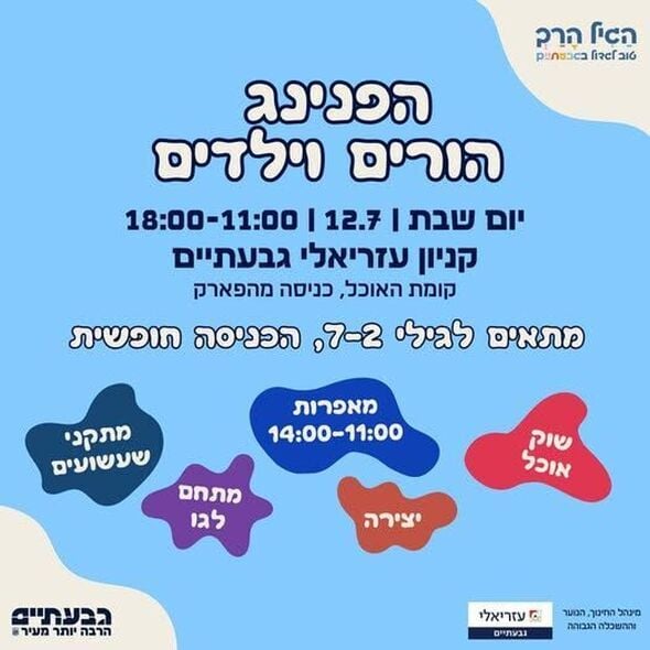 צילום מתוך דף הפייסבוק קניון עזריאלי גבעתיים