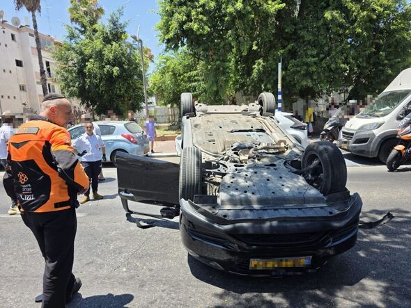 מהזירה - צילום: איחוד הצלה סניף חולון.