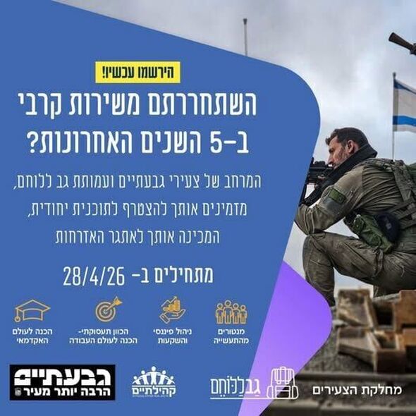 צילום מתוך דף הפייסבוק הטרקלין - המרחב של צעירי גבעתיים