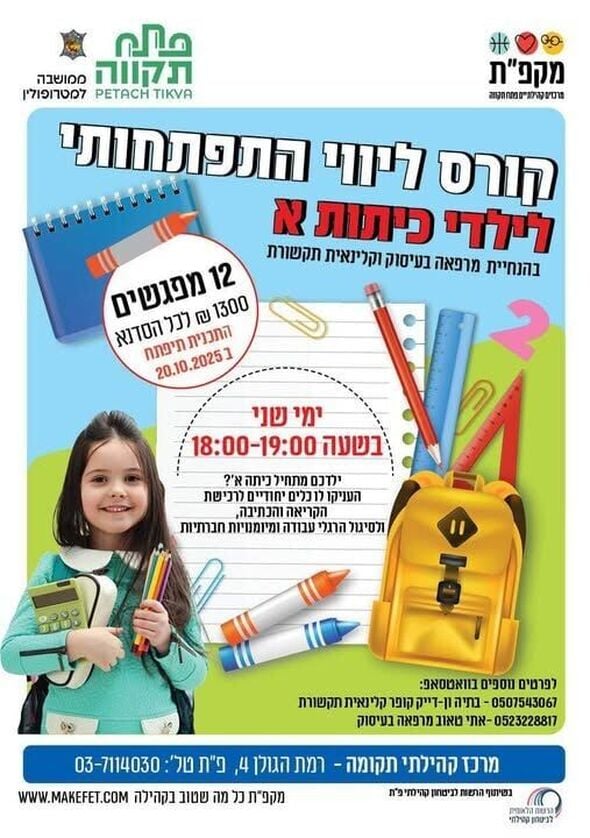 פייסבוק הרשות הלאומית לביטחון קהילתי - פתח תקווה