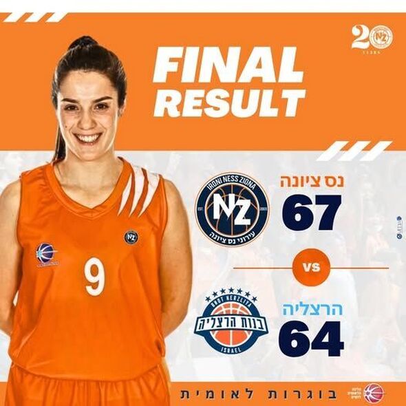 צילום מתוך דף הפייסבוק כדורסל בנות - עירוני נס ציונה