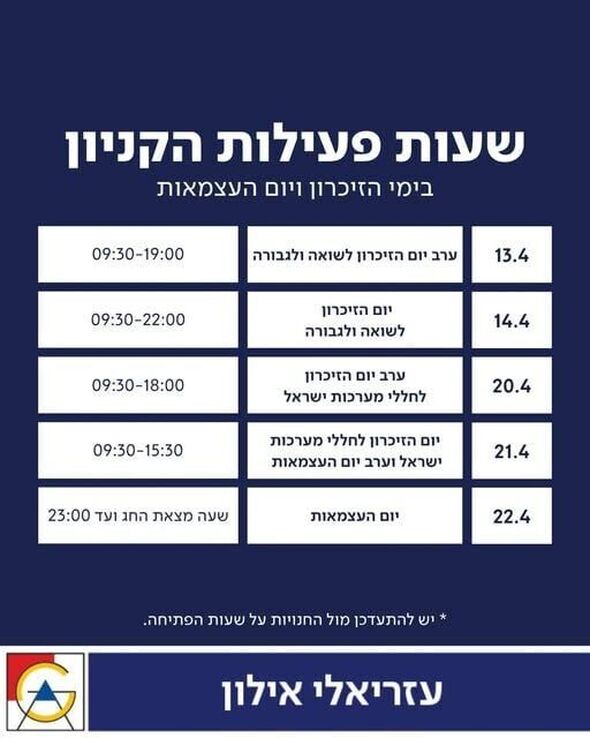 צילום מתוך דף הפייסבוק קניון עזריאלי אילון