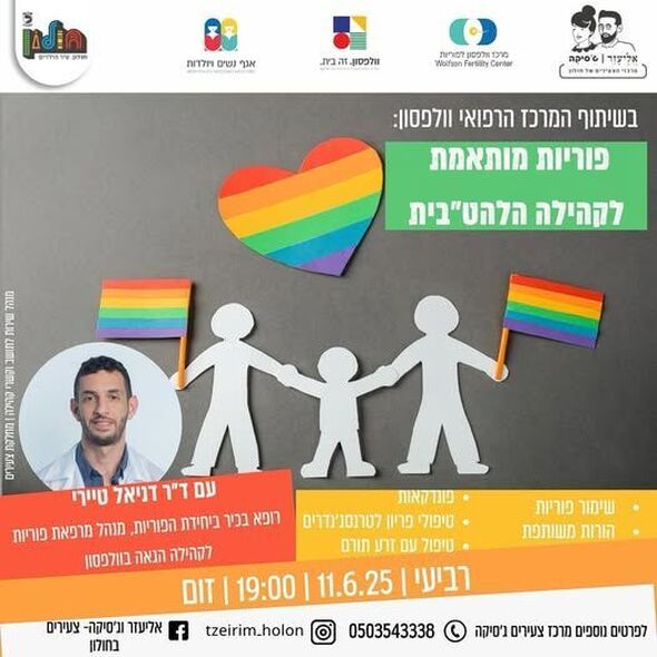 צילום מתוך דף הפייסבוק אליעזר וג'סיקה - צעירים בחולון