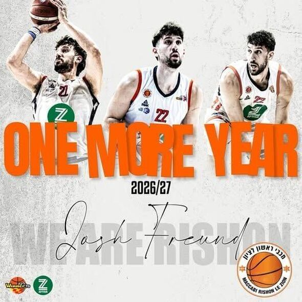 צילום מתוך דף הפייסבוק Maccabi Rishon Le Zion Basketball