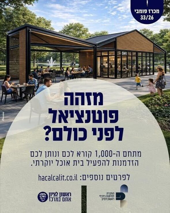 צילום מתוך דף הפייסבוק החברה לפיתוח כלכלי ראשון לציון