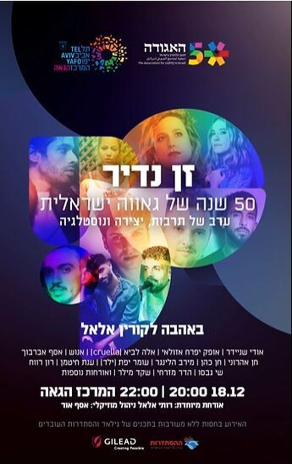 צילום מתוך דף הפייסבוק המרכז הגאה - TLV LGBTQ Center