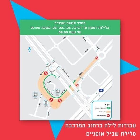 צילום מתוך דף הפייסבוק נתיבי איילון - בכל דרך שתבחרו