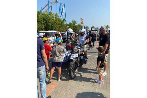 מסע הג'יפים והאופנועים שערכה העמותה לילדים שחוו חרמות