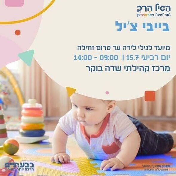צילום מתוך דף הפייסבוק מרכז קהילתי שדה בוקר