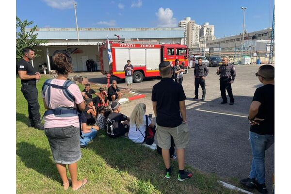 צילום דוברות תחנת מכבי אש רחובות