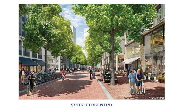 צילומים: הדמיית מתחם המטרו ארלוזורוב אתר עיריית פ"ת