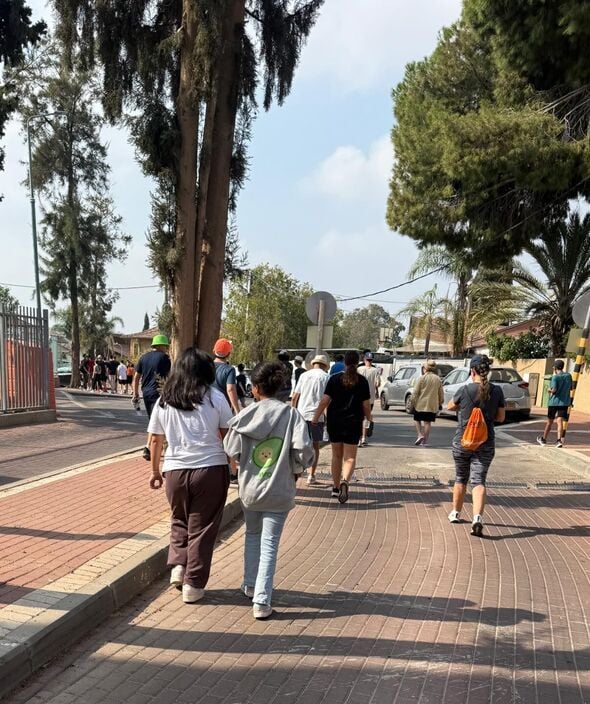 צילום מתוך דף הפייסבוק בי"ס "התומר" נס ציונה