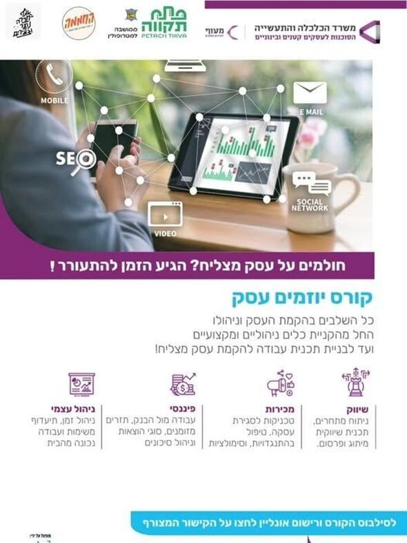 צילום מתוך דף הפייסבוק החממה מרכז צעירים פתח תקוה