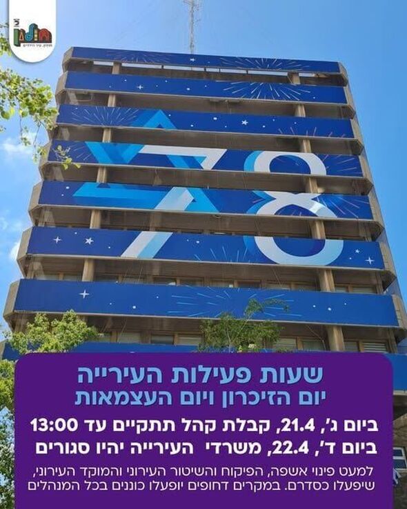 צילום מתוך דף הפייסבוק עיריית חולון