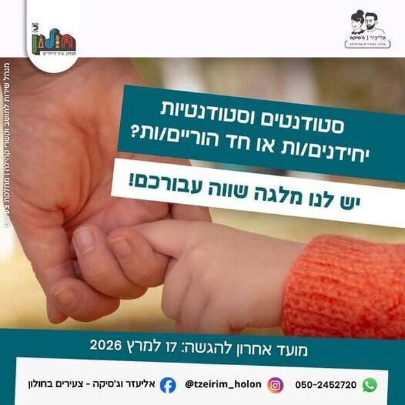 צילום:אליעזר וג'סיקה - צעירים בחולון