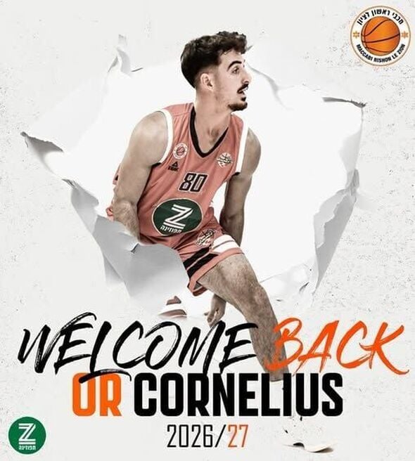 צילום מתוך דף הפייסבוק Maccabi Rishon Le Zion Basketball