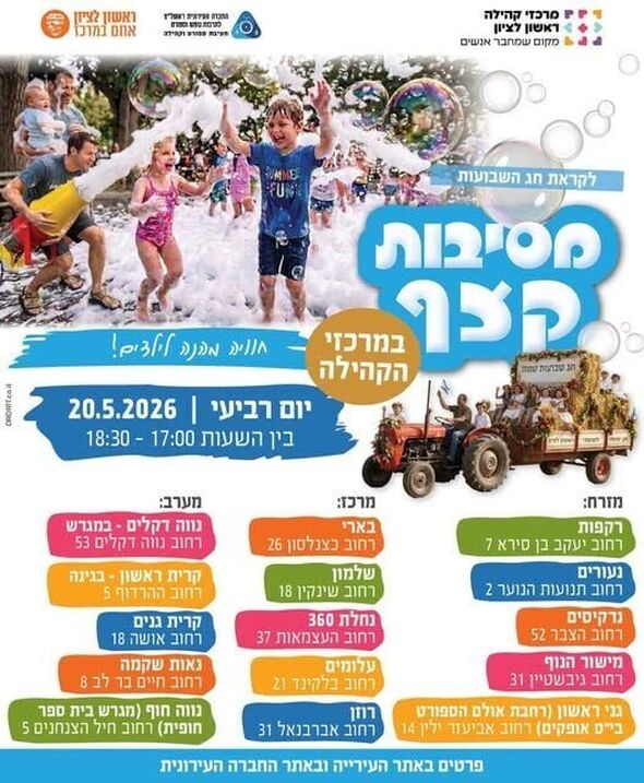 צילום מתוך דף הפייסבוק מרכז קהילה נווה חוף ראשל״צ
